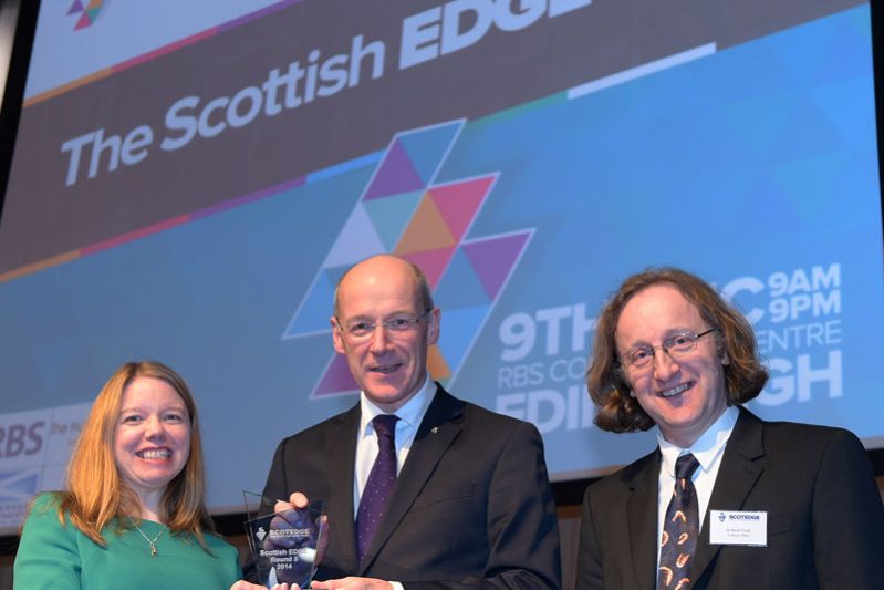 Errin Todd, First Minister John Swinney Dr Keith Todd – Todd Fish Tech Wins Scottish Edge awards for their Lobster Pod system. Errin Todd, First Minister John Swinney Dr Keith Todd - Todd Fish Tech Wins Scottish Edge awards for their Lobster Pod system.