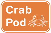 Crab Pod Logo - Todd Fish Tech